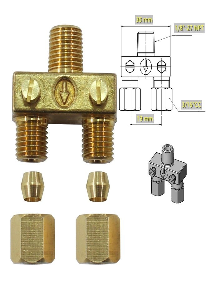 MCAMPAS Pilot Tube 3/16" OD X 20" Copper Pipe Bendable Range Oven Burner With 2065641 Valve - Image 2